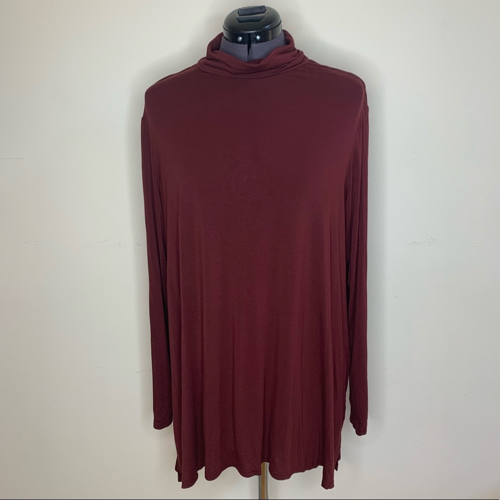 Soft Turtle Neck Long Sleeve Top
